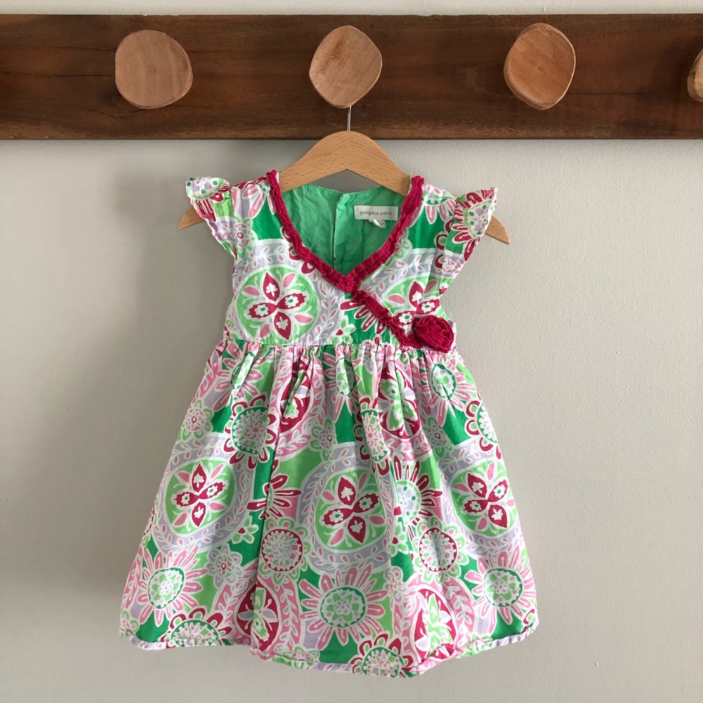 Pumpkin Patch dress, 12-18 months